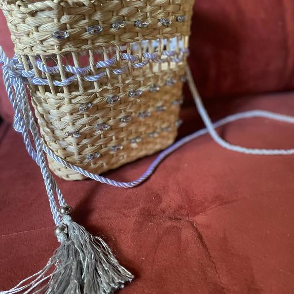 Bolsa de Palha Decorada