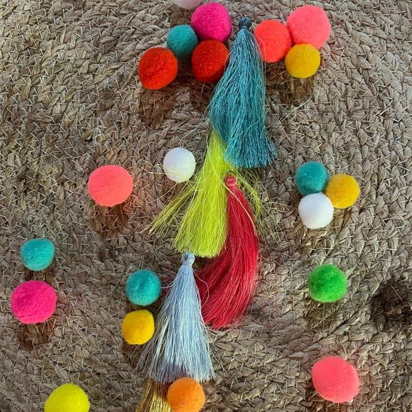 Chaveiro de Bolsa pompons