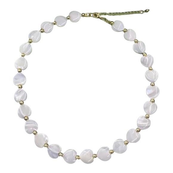 Chocker Coração Madrepérola
