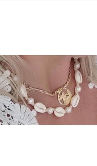 Colar Búzios e Pérolas