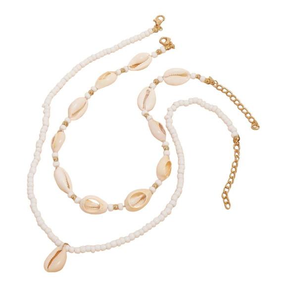 Conjunto Boho Chic: Colar de Búzios e Miçangas - Estilo Prai