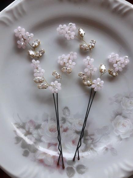 Grampinho Cristais flores