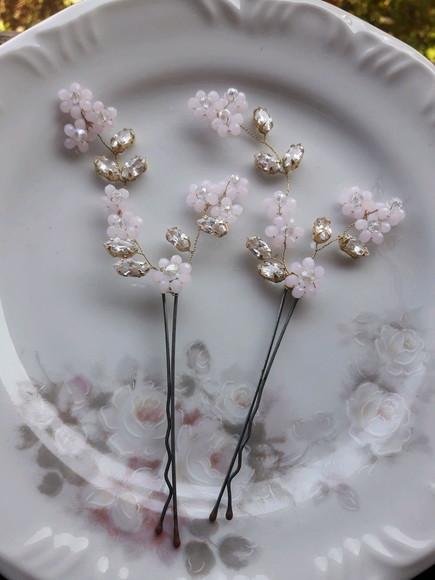 Grampinho Cristais flores