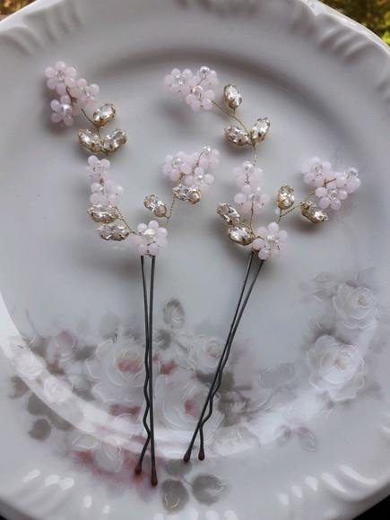 Grampinho Cristais flores