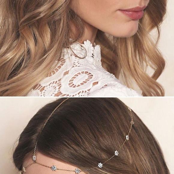 HeadChain florzinha strass