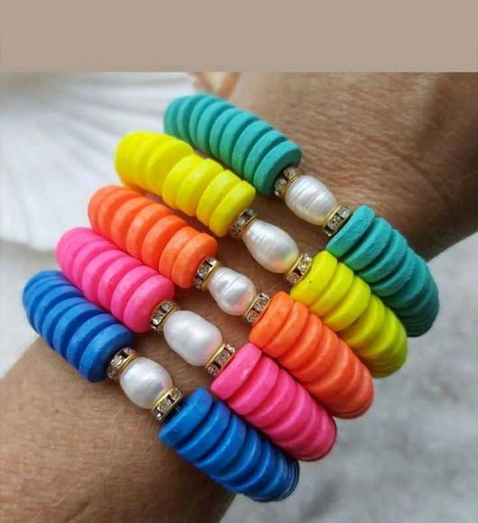 Kit pulseiras coloridas