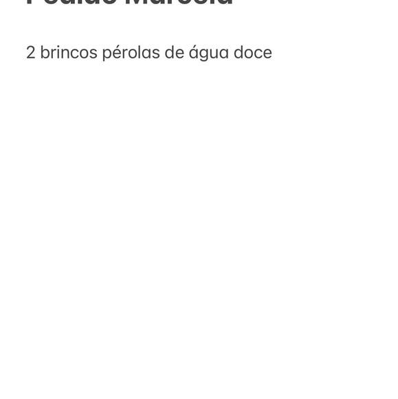 Pedido Marcela