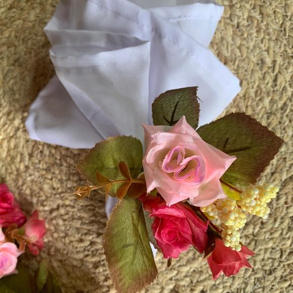 Porta Guardanapo buquê rosas