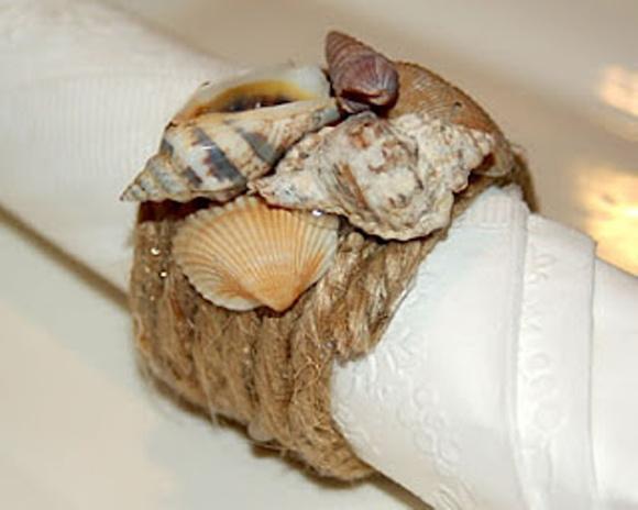 Porta Guardanapo Buzios e conchas