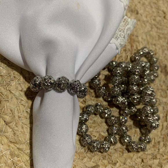 Porta Guardanapo esferas de strass