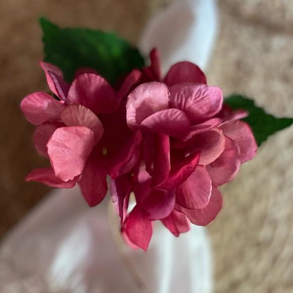 Porta Guardanapo Hortênsias rosa