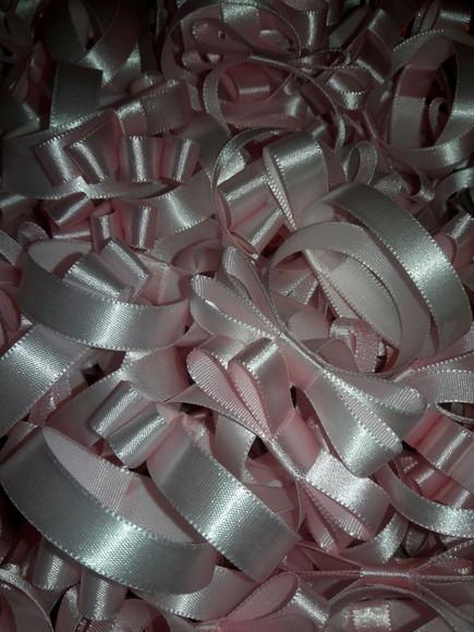 Porta Guardanapo Laço Cetim Rosa Bebê