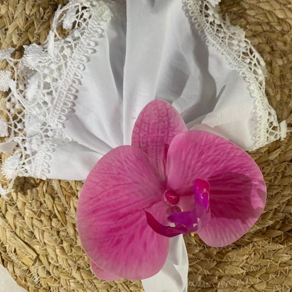 Porta Guardanapo Orquídea Lilás