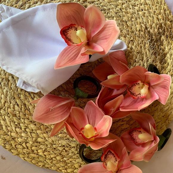 Porta Guardanapo Orquídea Rosê