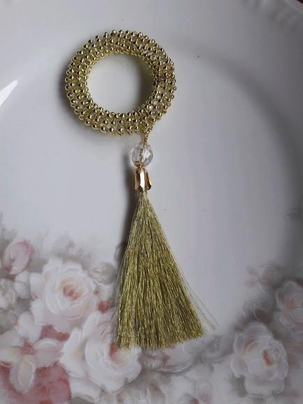 Porta Guardanapo tassel e aljofre