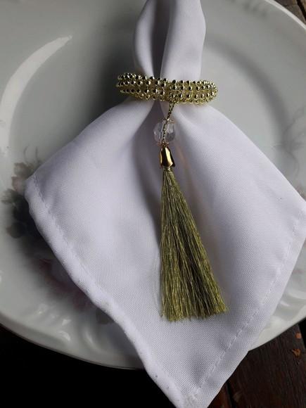 Porta Guardanapo tassel e aljofre