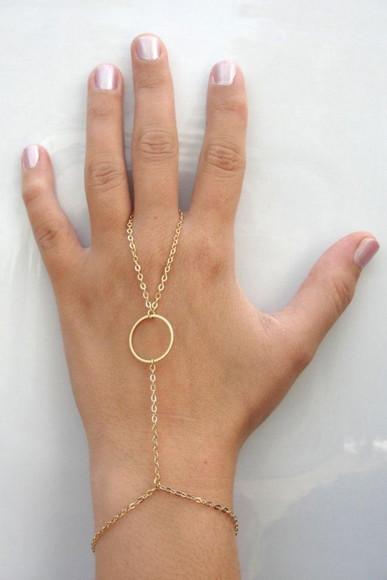 Pulseira de Mão círculo