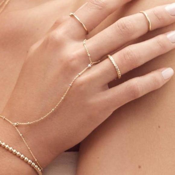 Pulseira De Mão Bolinhas