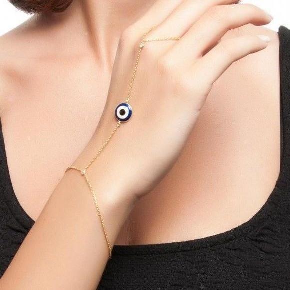 Pulseira de Mão olho grego
