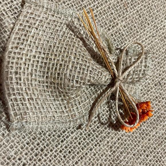 Saquinho de Juta Lembrancinha 8x10