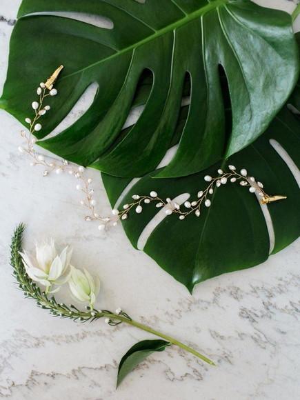 Tiara Cristais e Pérolas