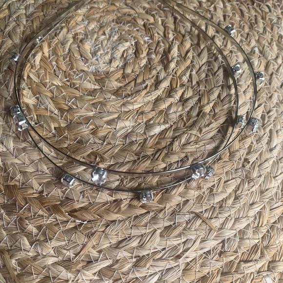 Tiara Dupla strass