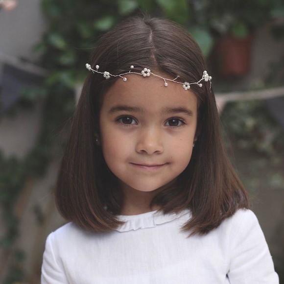 Tiara Pérolas Daminha