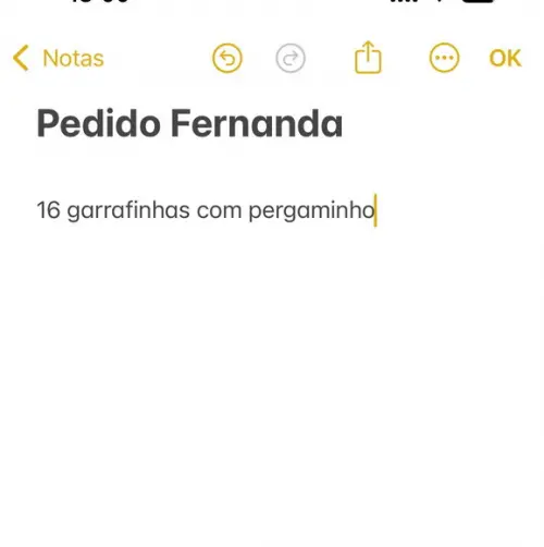 16 Garrafinhas Lembrança