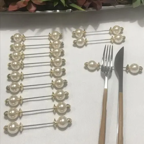 12 Descanso de Talher Pérolas