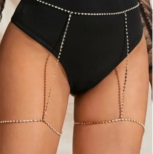 Bodychain Pernas Strass