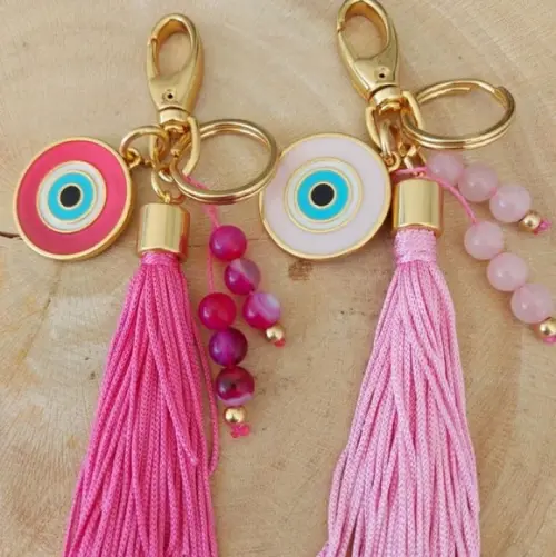 Chaveiro tassel olho grego