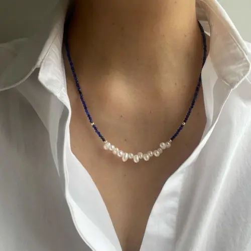 Chocker Gargantilha Cristais de Vidro