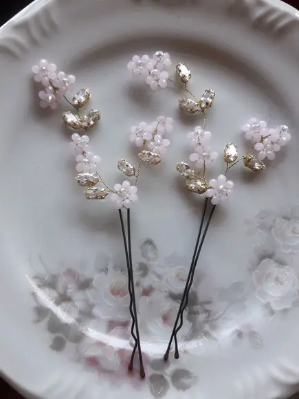 Grampinho Cristais flores