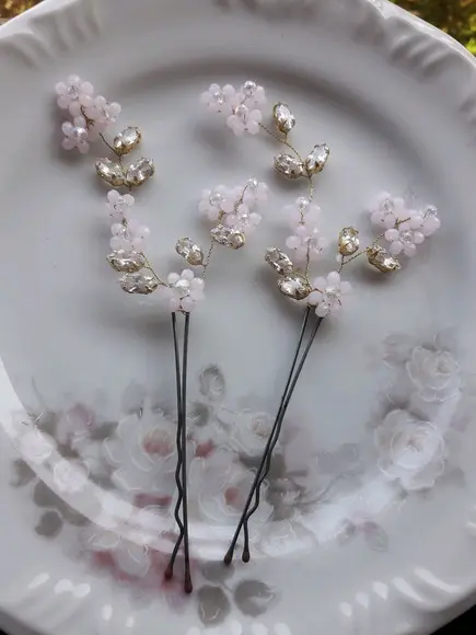 Grampinho Cristais flores