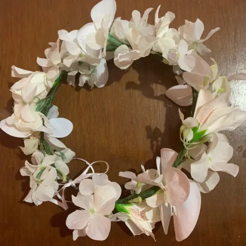 Guirlanda de flores Orquídeas e Lírios