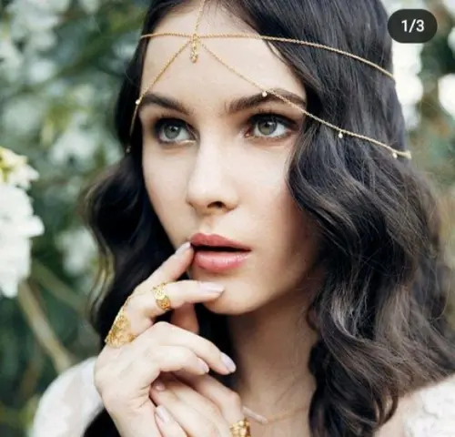 HeadChain cristais 2 voltas