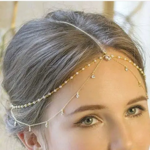 HeadChain pérolas e cristais