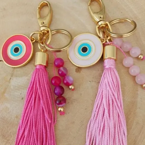 Kit Chaveiro Tassel Olho Grego