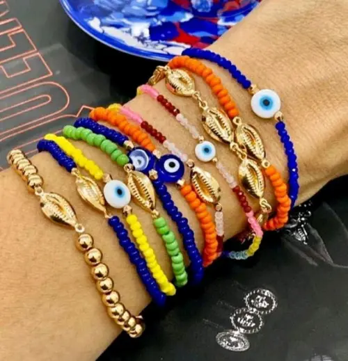 Mix pulseiras coloridas