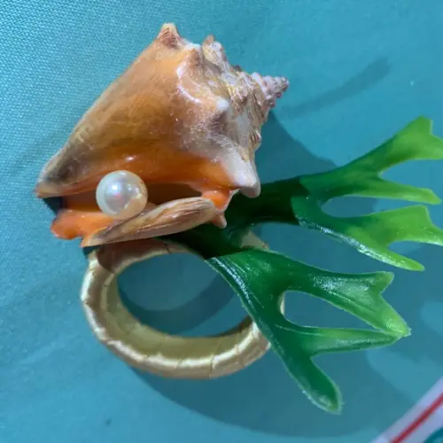 Porta Guardanapo Búzios com alga
