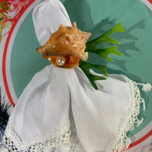 Porta Guardanapo Búzios com alga