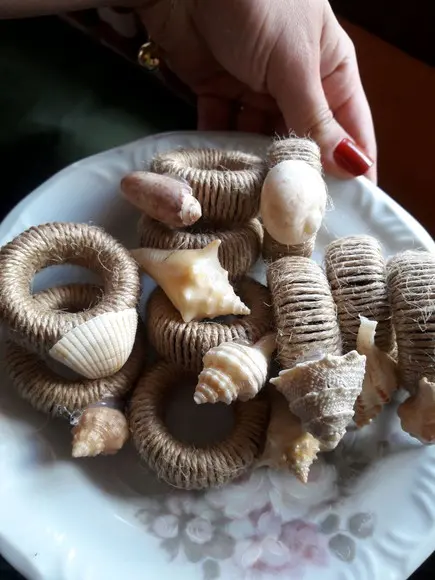 Porta Guardanapo Buzios e conchas