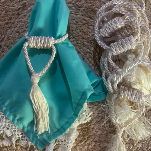 Porta Guardanapo corda tassel