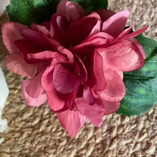 Porta Guardanapo Hortênsias rosa