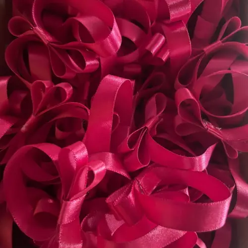 Porta Guardanapo Laço Cetim Rosa Pink