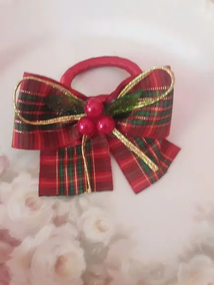 Porta Guardanapo Laço Natal