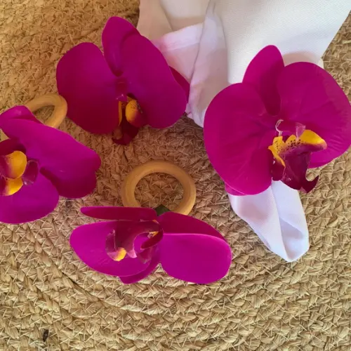 Porta Guardanapo Orquídea Fúcsia