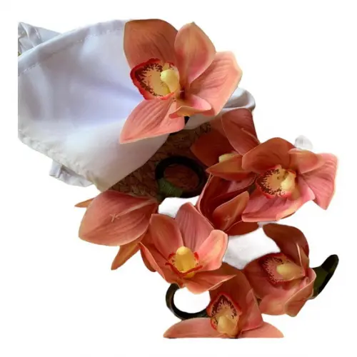 Porta Guardanapo Orquídea Rosa