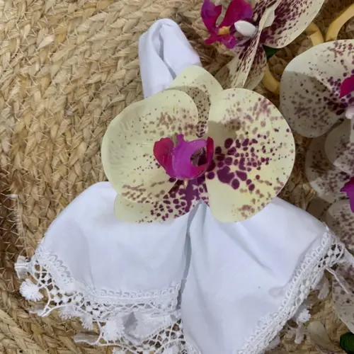 Porta Guardanapo Orquídea Pintadinha