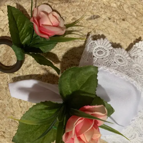 Porta Guardanapo Rosa degradê